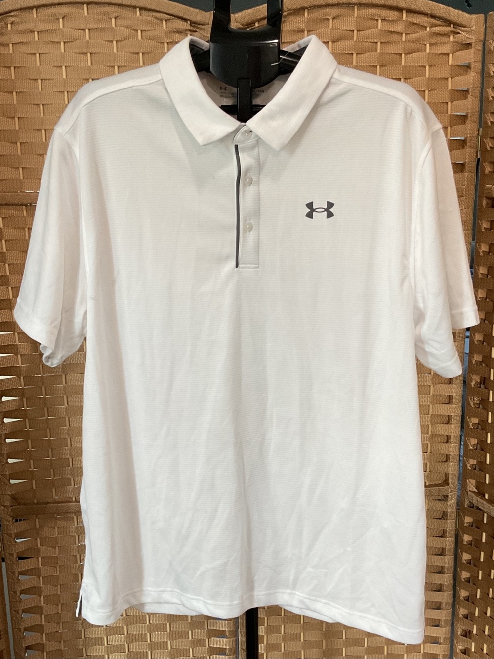 Under Armour White Men’s Polo NWOT